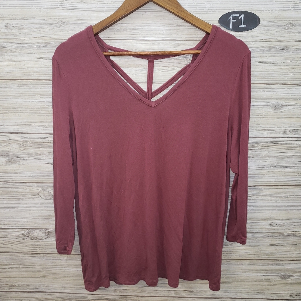 Papermoon Mauve Long Sleeve Blouse